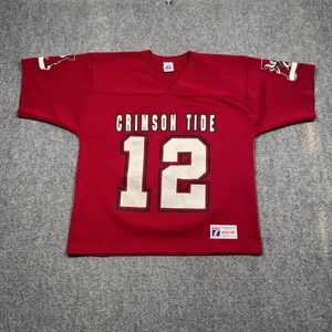 Logo‎ 7 Alabama Crimson Tide #12 Jersey Men's Size Medium Made In USA